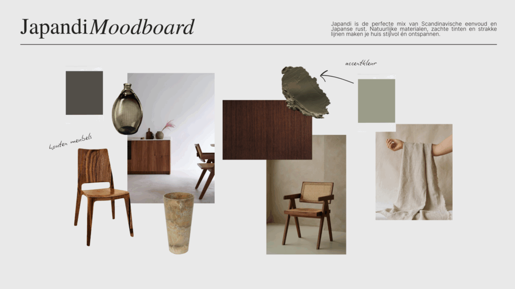 japandi moodboard